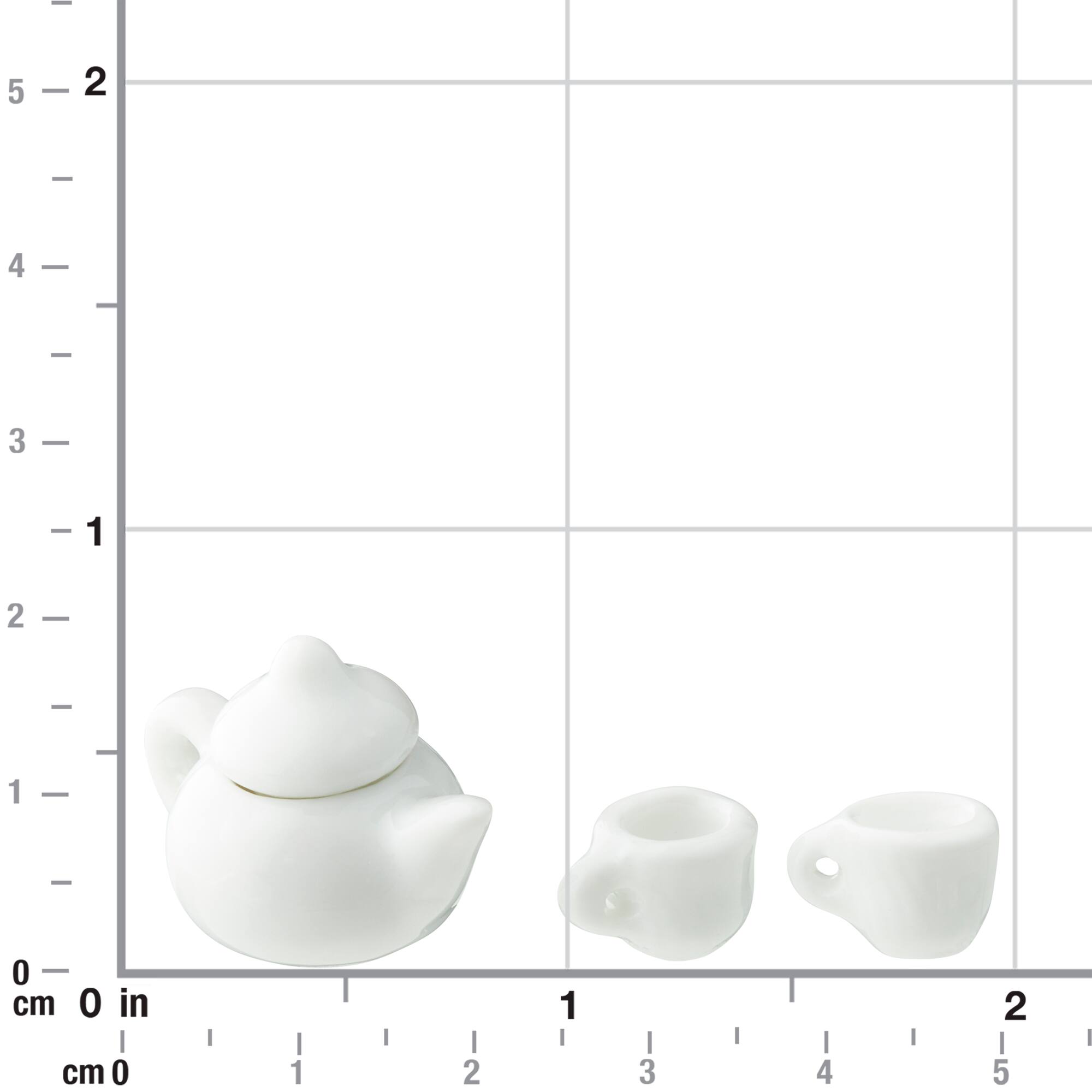 12 Pack: Mini White Tea Set by Make Market®
